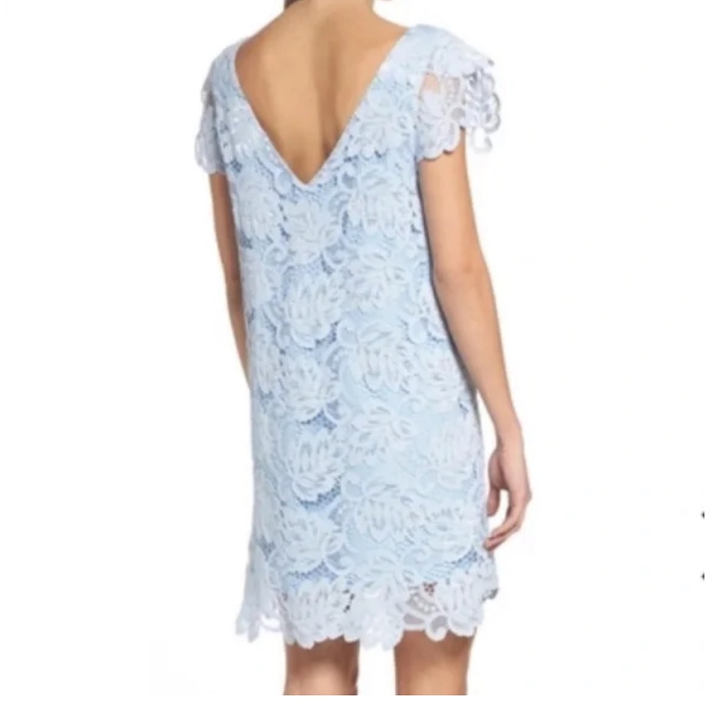 BB Dakota Jacqueline Shift Dress Red Lace - Nordstrom tags on - Picture 4 of 7